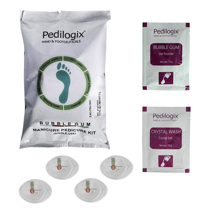 O3+ Pedilogix Bubblegum Manicure Pedicure Kit (15Kits) - Salon pack