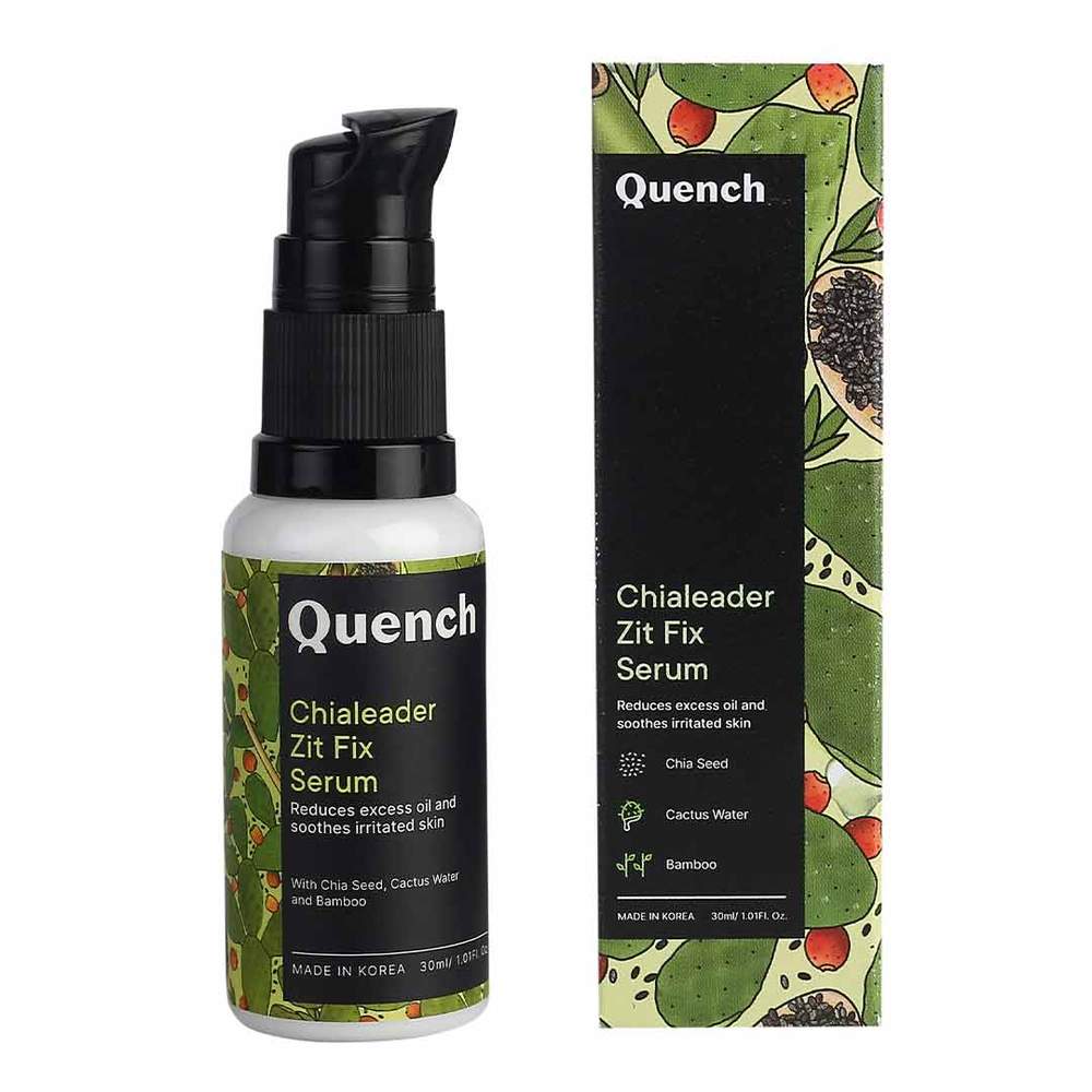 Quench Botanics Salicylic Acid Zit Fix Serum With Chia Seeds, Reduces Acne & Dark Spots (30ml)