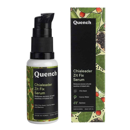 Quench Botanics Salicylic Acid Zit Fix Serum With Chia Seeds, Reduces Acne & Dark Spots (30ml)