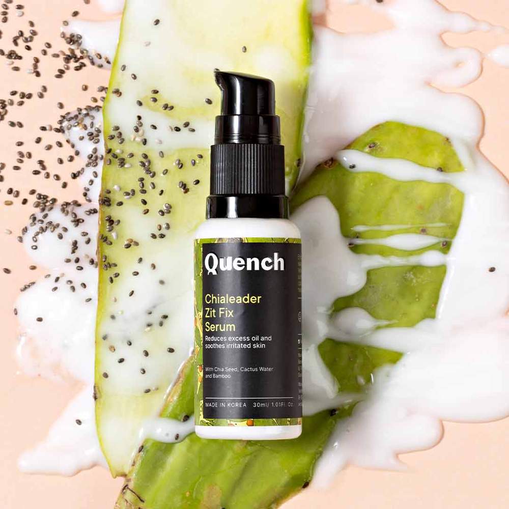 Quench Botanics Salicylic Acid Zit Fix Serum With Chia Seeds, Reduces Acne & Dark Spots (30ml)