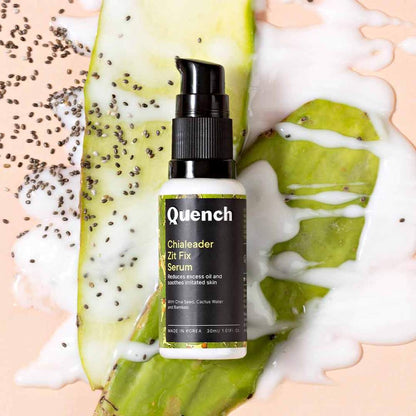 Quench Botanics Salicylic Acid Zit Fix Serum With Chia Seeds, Reduces Acne & Dark Spots (30ml)