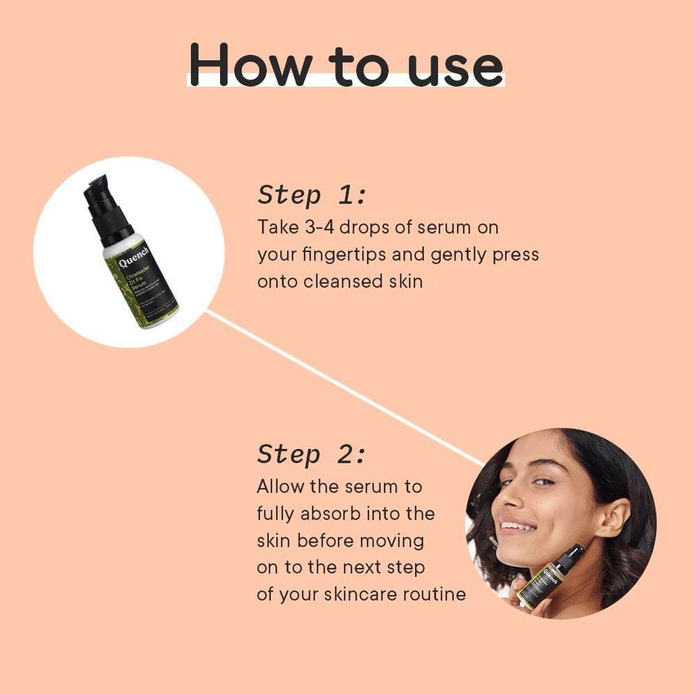 Quench Botanics Salicylic Acid Zit Fix Serum With Chia Seeds, Reduces Acne & Dark Spots (30ml)