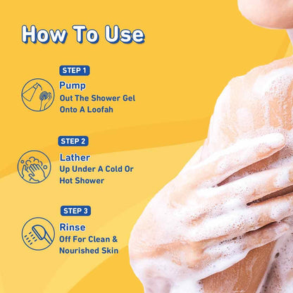 Plum Bodylovin' Trippin' Mimosas Shower Gel, Citrus Fragrance, Non-drying, All Skin Types (240ml)
