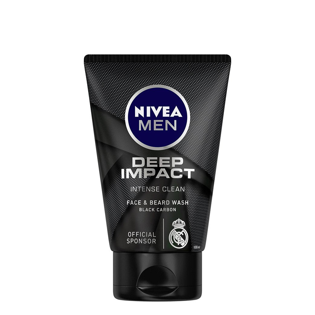 NIVEA MEN Deep Impact Intense Clean Face & Beard Wash (50gm)