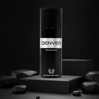 Denver Black.code Deodorant Body Spray (150ml)