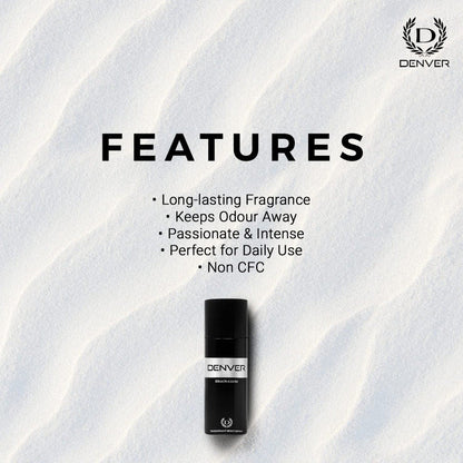 Denver Black.code Deodorant Body Spray (150ml)