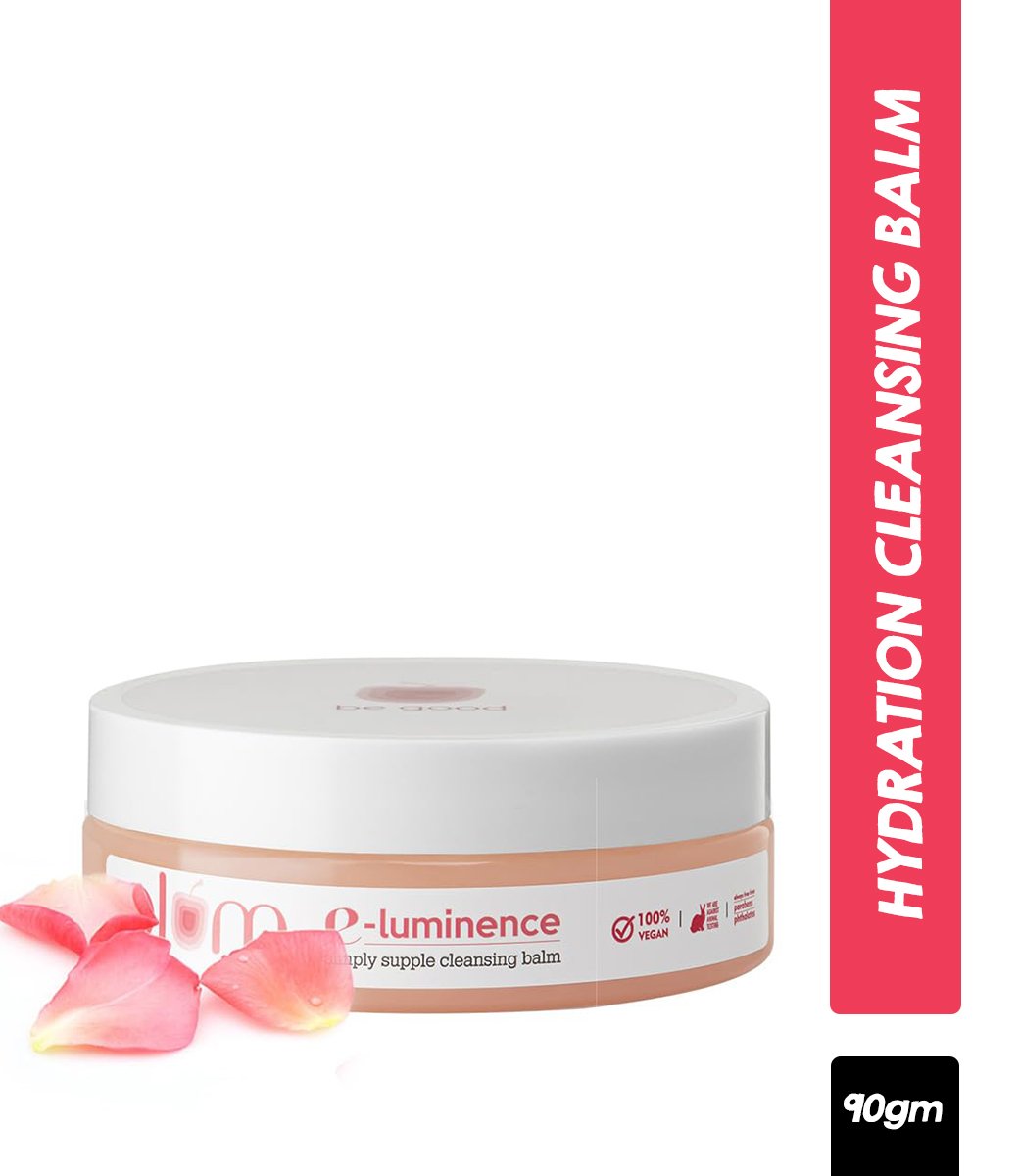 Plum E-Luminence Simply Supple Cleansing Balm- Non-Drying Face, Lip & Eye Waterproof Makeup Remover (90gm)
