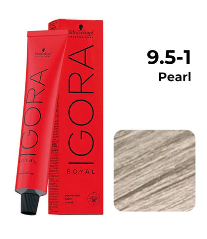 Schwarzkopf Professional Igora Royal Permanent Color Creme (9,5-1 Pearl)