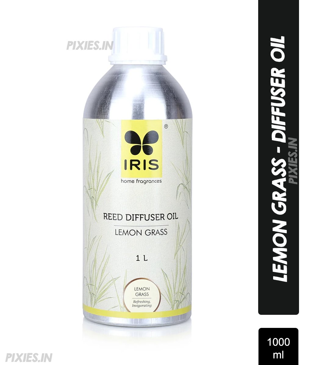 Iris Reed Diffuser Oil Refill Can - Lemon Grass (1000ml)