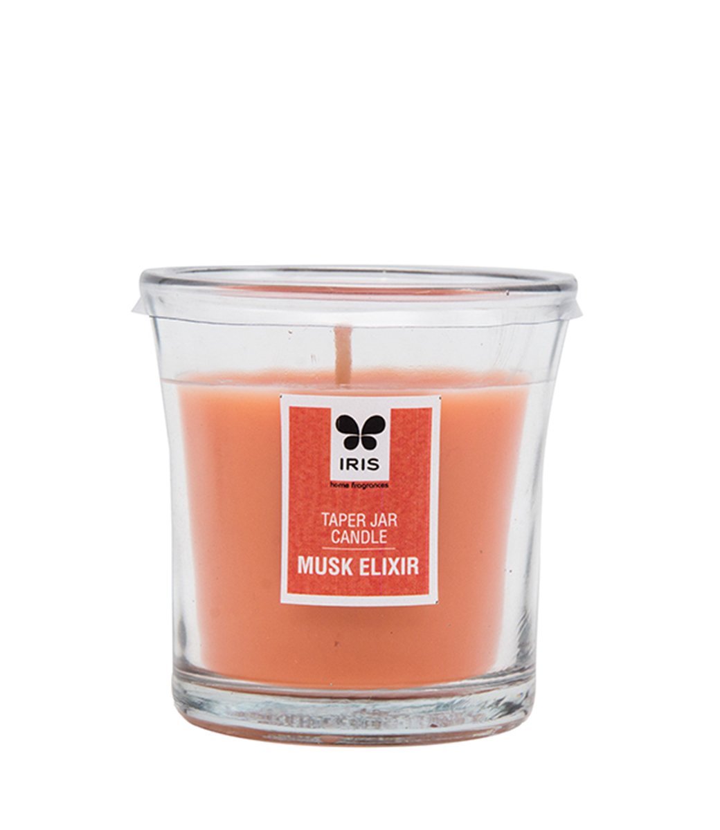 Iris Musk Elixir Taper Jar Candle (110gm)