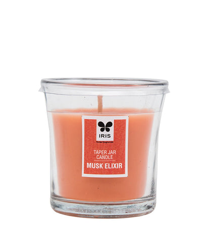 Iris Musk Elixir Taper Jar Candle (110gm)