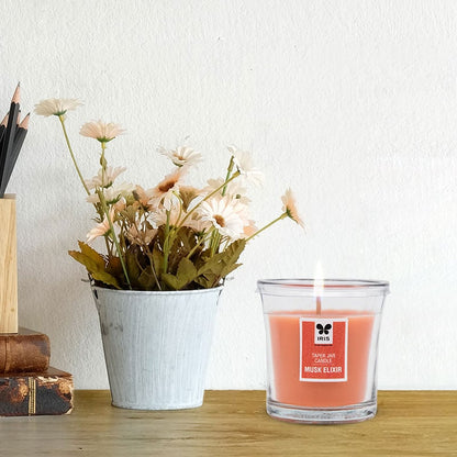 Iris Musk Elixir Taper Jar Candle (110gm)