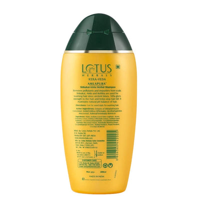 Lotus Herbals Kera Veda AMLAPURA Shikakai- Amla Herbal Shampoo (200ml)