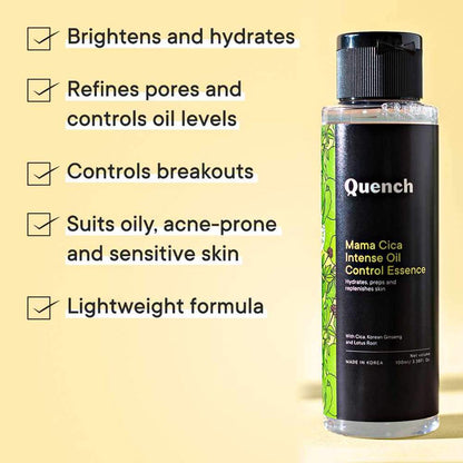 Quench Botanics Mama Cica Intense Oil Control Essence (100ml)