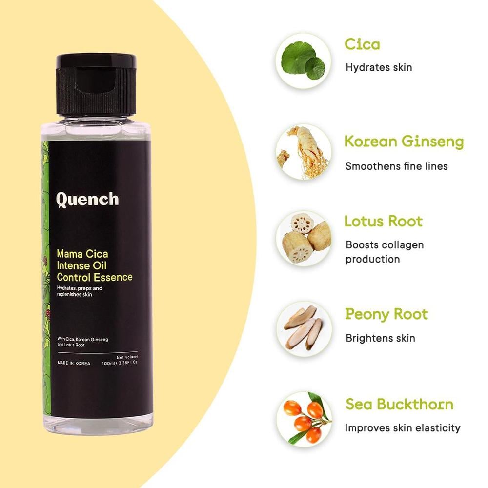 Quench Botanics Mama Cica Intense Oil Control Essence (100ml)