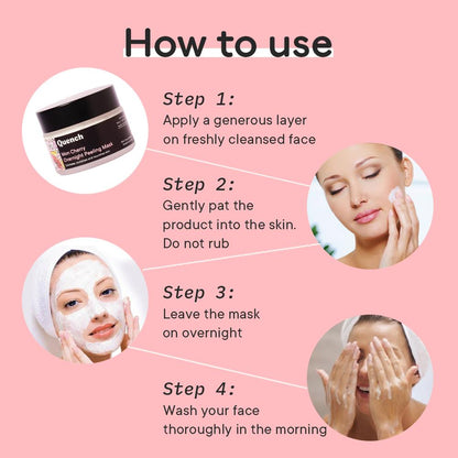 Quench Botanics Mon Cherry Overnight Peeling Mask (50ml)