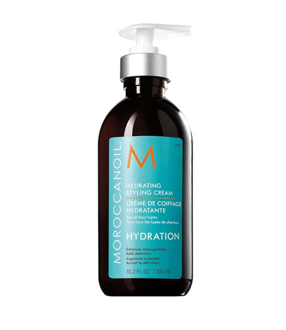 Moroccanoil Hydrating Styling Cream |Argan Oil Leave-In |Tames Frizz, Adds Shine For All Hair Types (300ml)