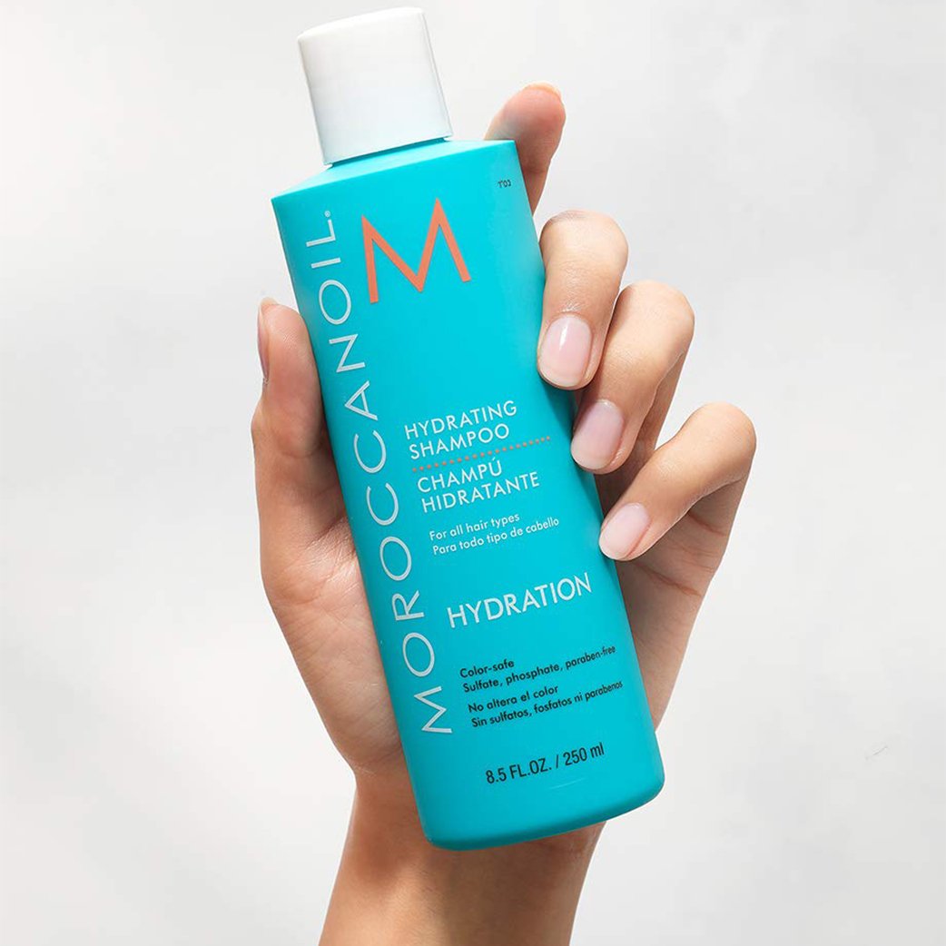 Moroccanoil Hydrating Shampoo |Argan Oil, Vitamins A & E | Moisture Boost & Shine for All Hair Types (250ml)