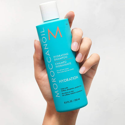 Moroccanoil Hydrating Shampoo |Argan Oil, Vitamins A & E | Moisture Boost & Shine for All Hair Types (250ml)