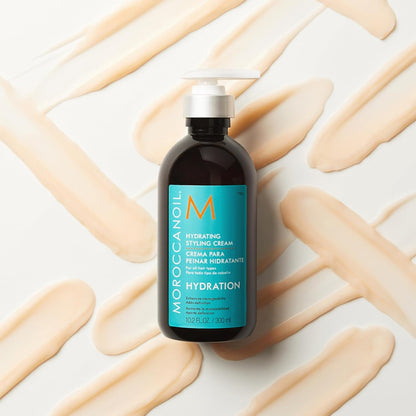 Moroccanoil Hydrating Styling Cream |Argan Oil Leave-In |Tames Frizz, Adds Shine For All Hair Types (300ml)