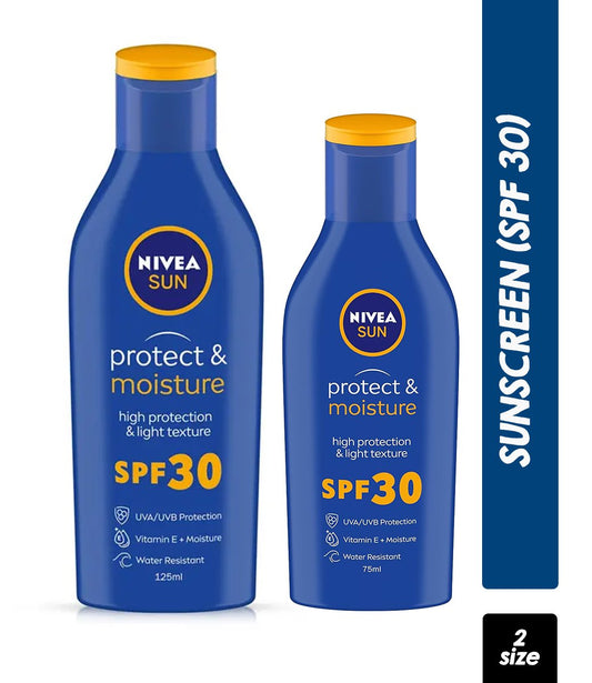NIVEA Sunscreen with SPF 30, Vit E, PA+++, UVA & UVB protection- INSTANT & WATERPROOF (face & body)
