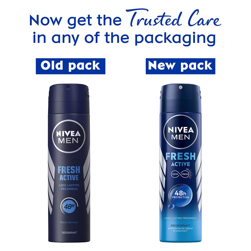 Nivea Men Fresh Active Original 48 Hours Deodorant (150ml)