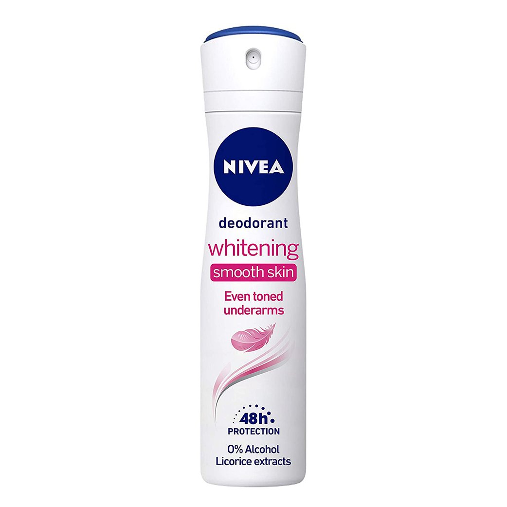 Nivea Whitening Smooth Skin Deodorant For Women for 48h Protection (150ml)