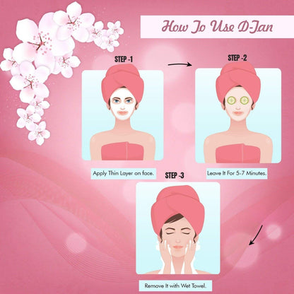 O3+ Cranberry D-Tan with Natural Extracts for Tan Removal & Sun Damage Protection Ideal for Oily Skin (300gm)