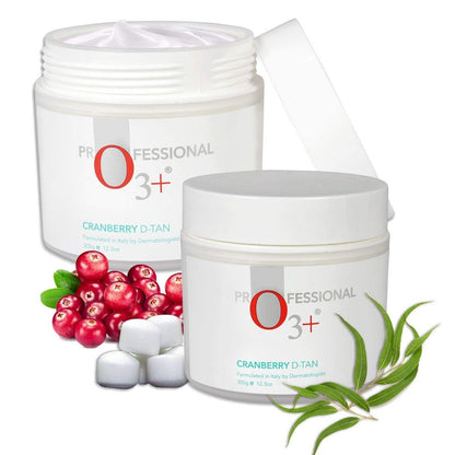 O3+ Cranberry D-Tan with Natural Extracts for Tan Removal & Sun Damage Protection Ideal for Oily Skin (300gm)
