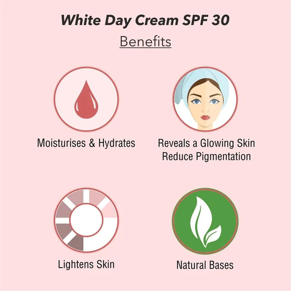 O3+ Radiant Day Cream Moisturiser SPF30 for Brightening & Glowing Skin | All Skin Types (50gm)