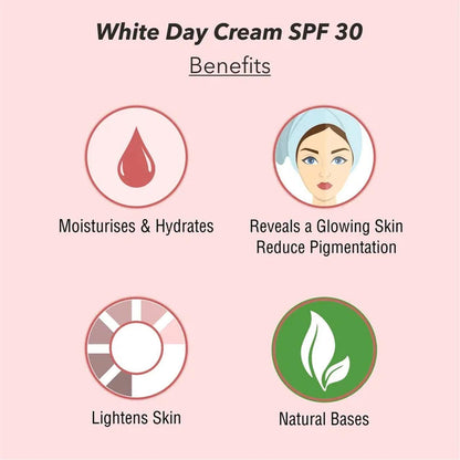O3+ Radiant Day Cream Moisturiser SPF30 for Brightening & Glowing Skin | All Skin Types (50gm)