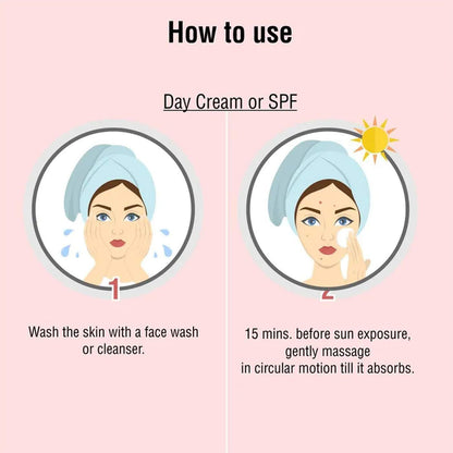 O3+ Radiant Day Cream Moisturiser SPF30 for Brightening & Glowing Skin | All Skin Types (50gm)