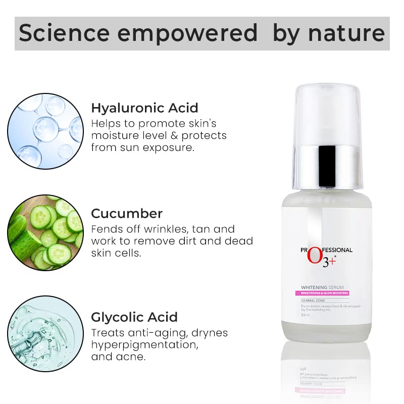 O3+ Whitening Serum Brightening & Glow Boosting (50gm)