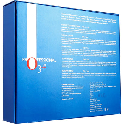 O3+ Diamond Luxury System Facial Kit For Bridal Makeup And Ultra Glow Treatments (300gm)