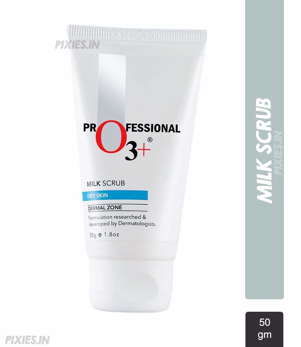 O3+ Professional Milk Scrub Dry Skin For Gentle Exfoliation & Nourished Glow (50gm)