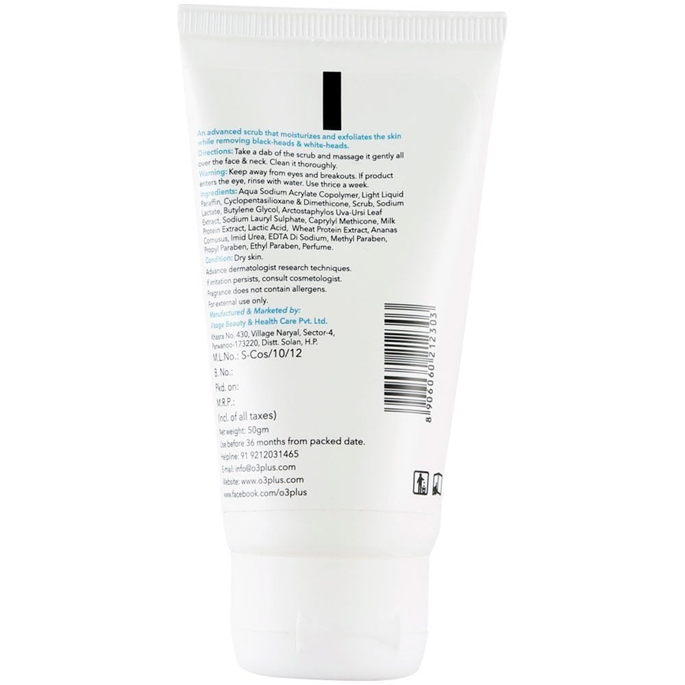 O3+ Professional Milk Scrub Dry Skin For Gentle Exfoliation & Nourished Glow (50gm)