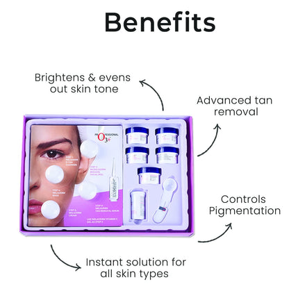 O3+ Professional Power Brightening Facial Kit (123gm+40ml)