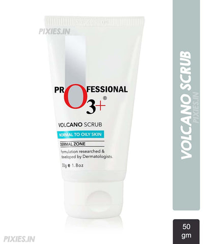 O3+ Professional Volcano Scrub Normal To Oily Skin For Blackheads & Instant Brightening (50gm)