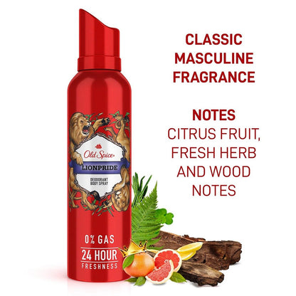 Old Spice Lionpride Deodorant Body Spray (140ml)