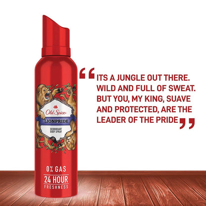 Old Spice Lionpride Deodorant Body Spray (140ml)