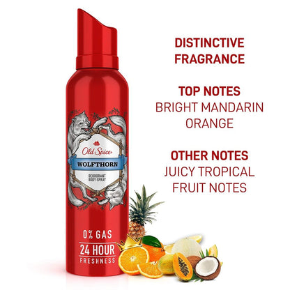 Old Spice Wolfthorn Deodorant Body Spray (140ml)