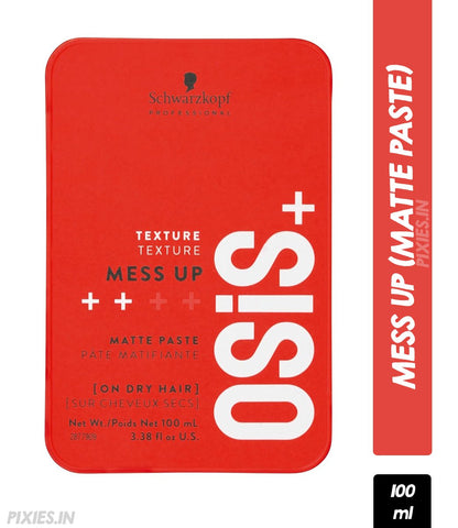 Schwarzkopf Professional OSiS+ Mess Up Hair Styling Matte Paste (100ml)