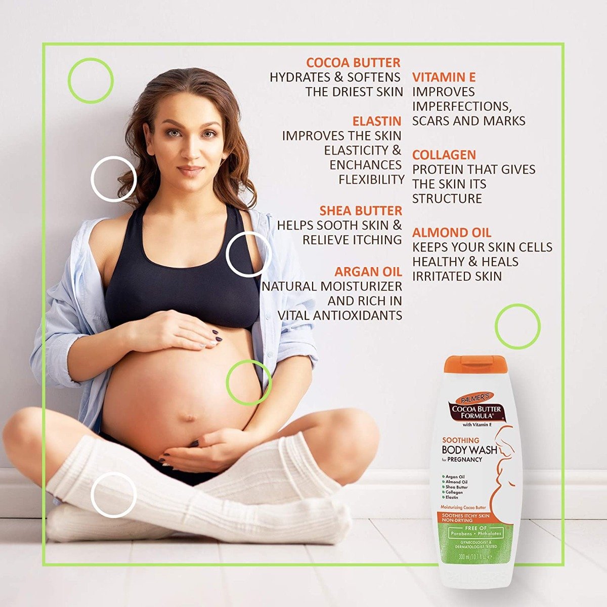 Palmer's Pregnancy Body wash Stretch Mark Reducers (300ml)