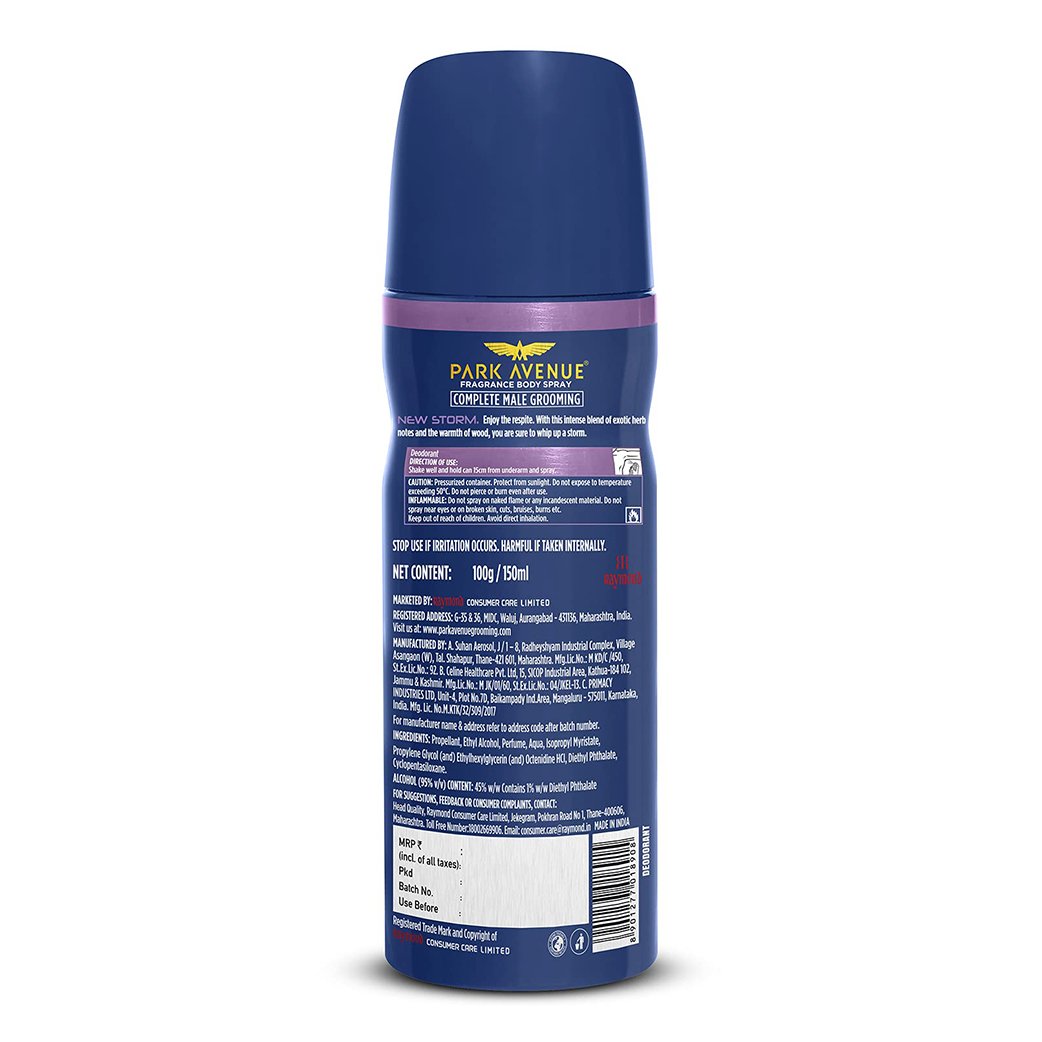 Park Avenue Original Deo Storm (150ml)