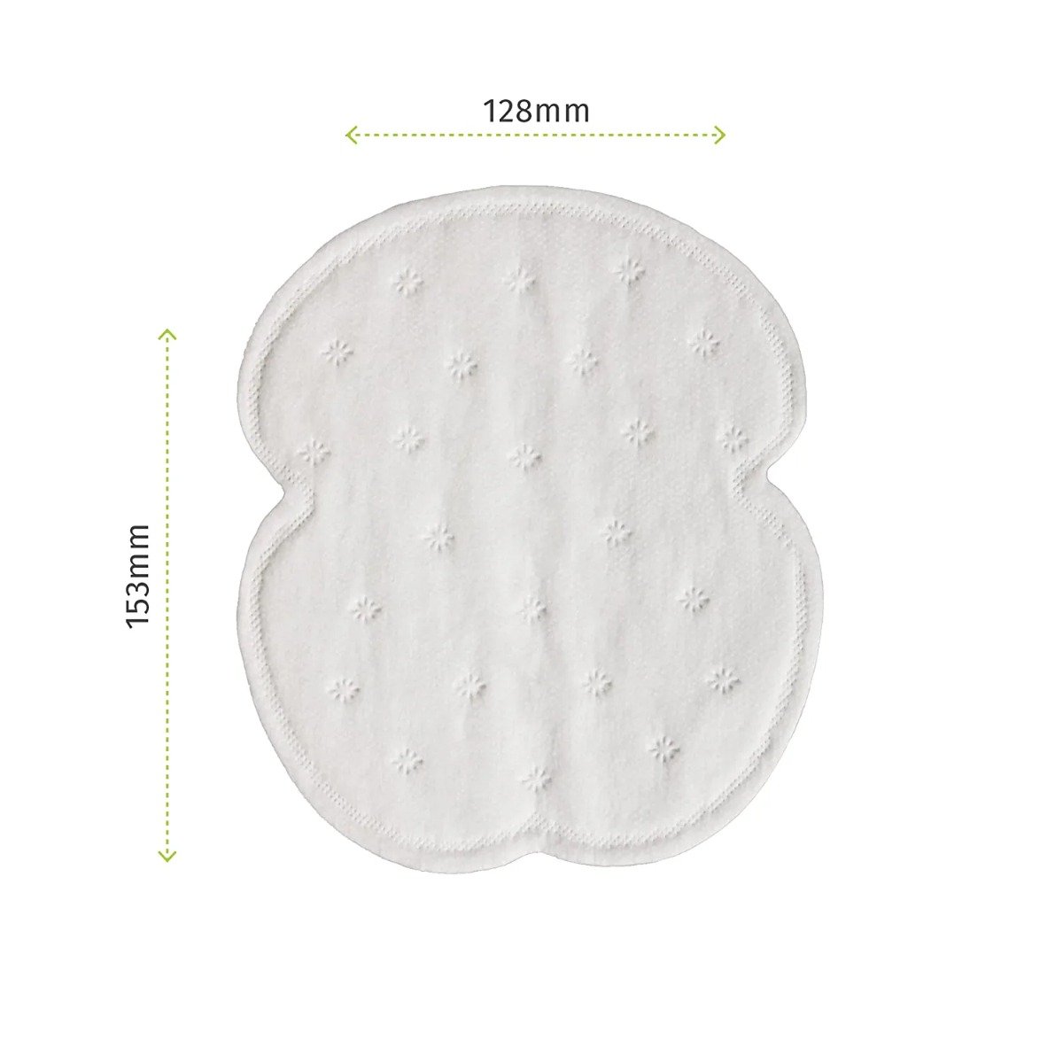Pee Safe Disposable Underarm Straight Sweat Pads (14 Pcs)
