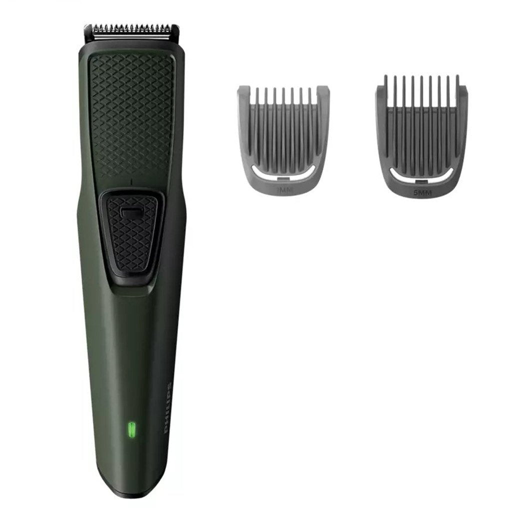 Philips BT1230/18 Beard Trimmer 1000 Series, 30 min Trimmer for Men (Green)