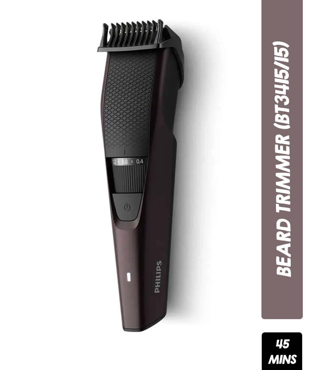 Philips Beard Trimmer With 45 Min Runtime and 20 Length Settings (BT3415/15)