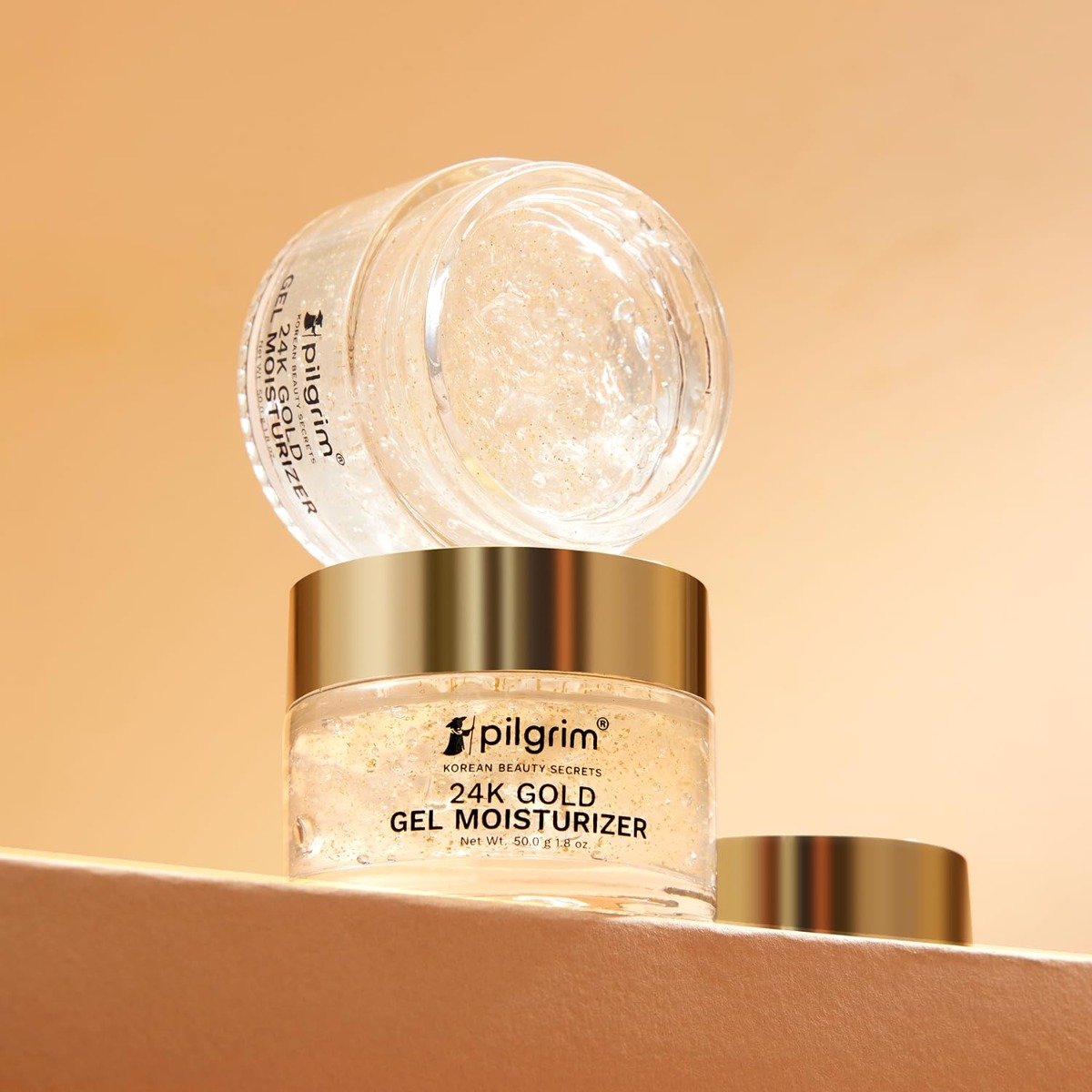 Pilgrim 24k Gold Gel Moisturizer With Hyaluronic Acid & Alpha Arbutin (50gm)
