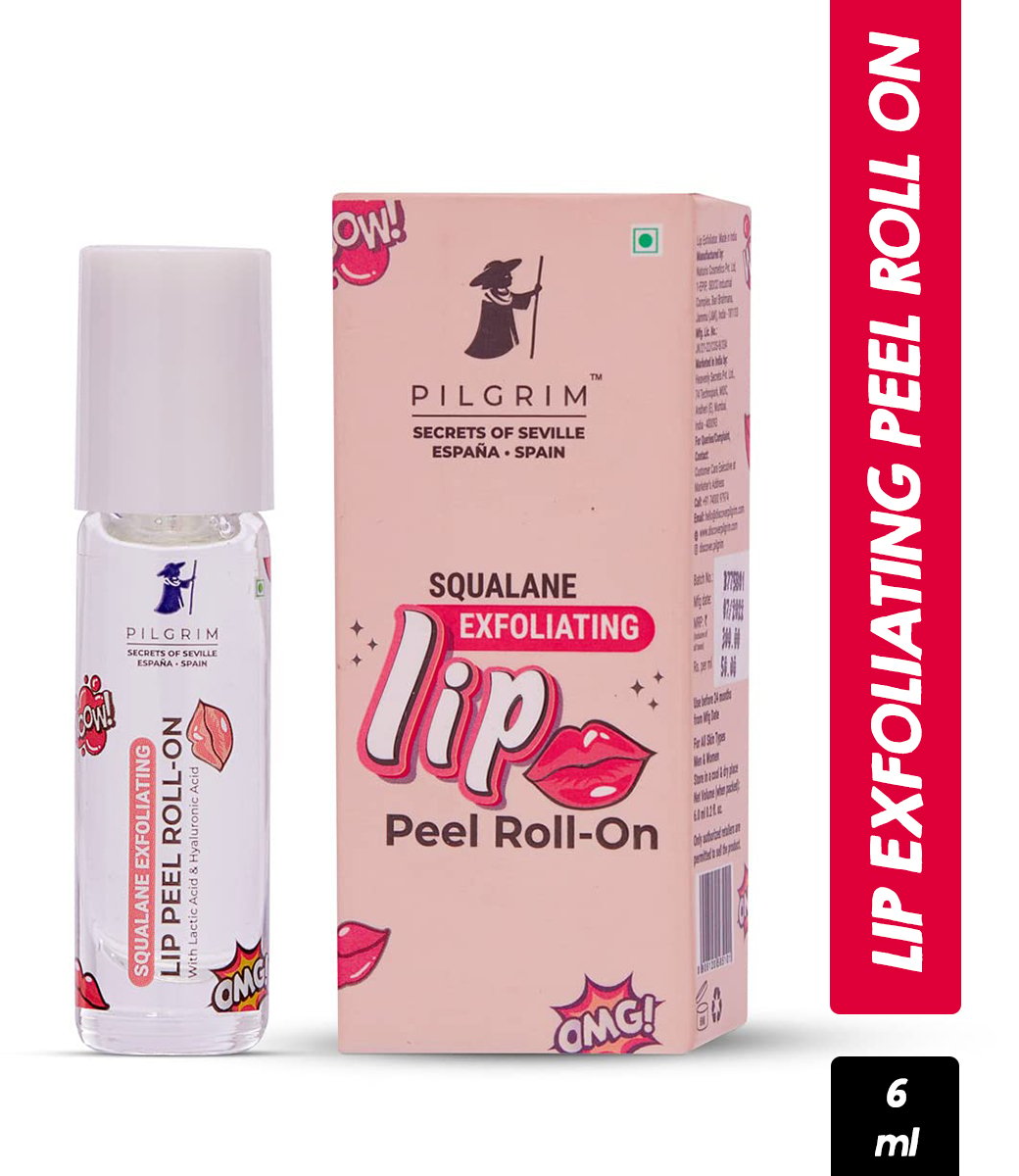Pilgrim Squalane Exfoliating Lip Peel Roll-On (6ml)