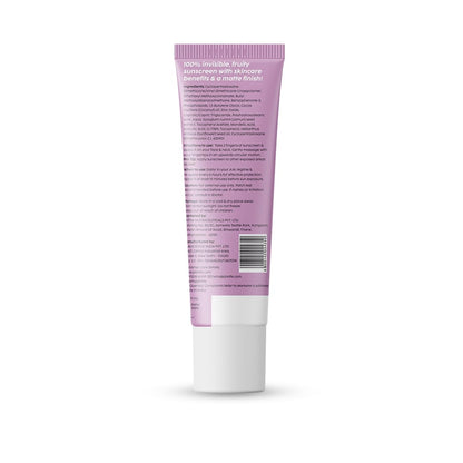 Plix 0.1% Salicylic Acid Jamun Mattifying Lightweight Sunscreen SPF50+ PA+++ UVA, UVB Shield (50gm)